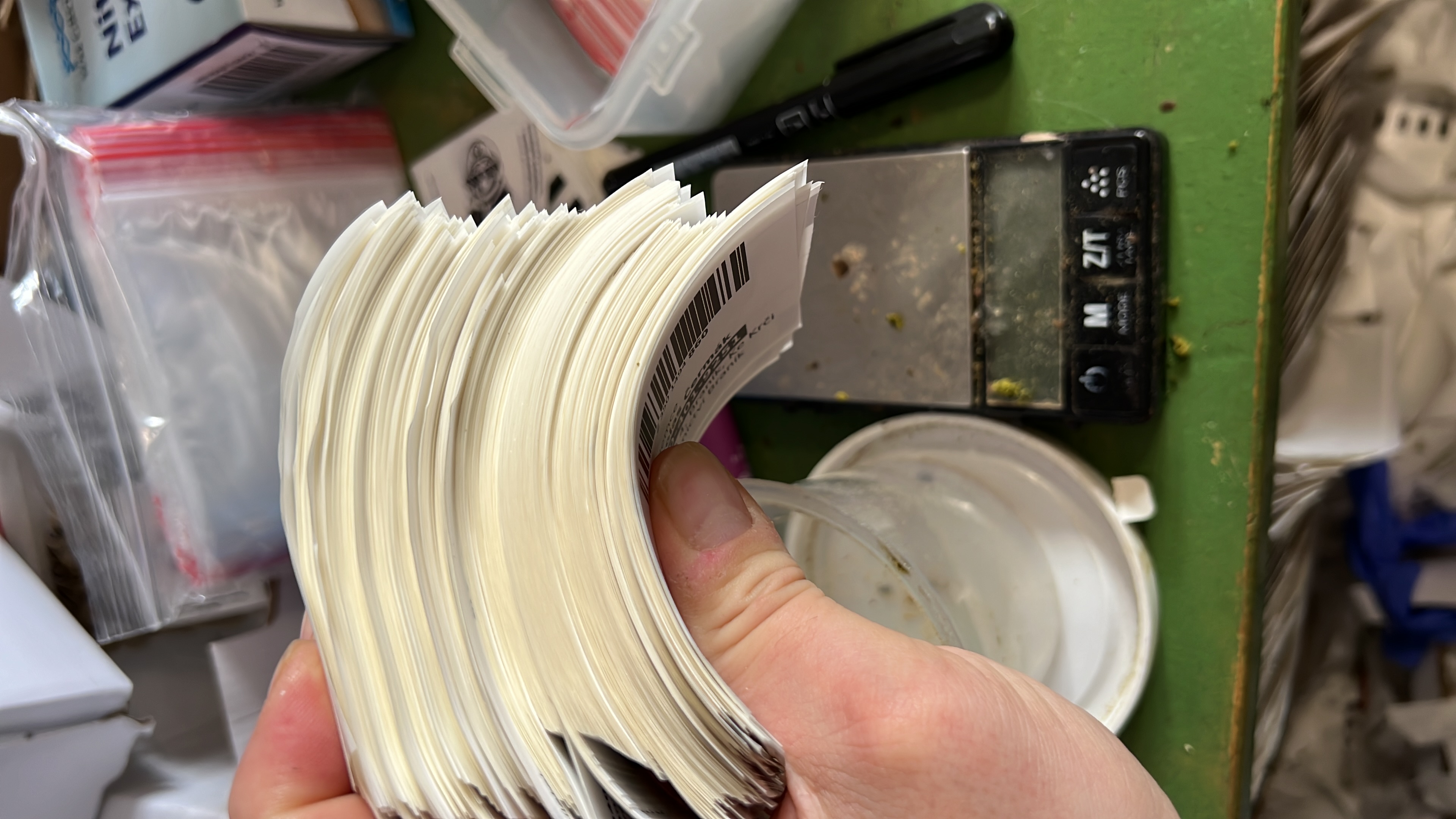 první riziko zákazu a počet objednávek